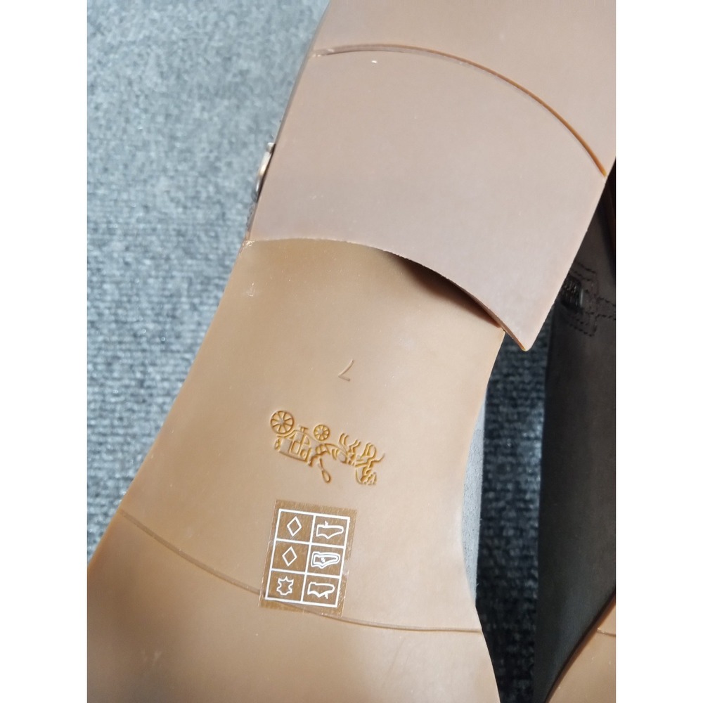 Coach New York Dani Heather Gray Womens Ankle Boot Western Bootie Size 7 Suede - Picture 16 of 16